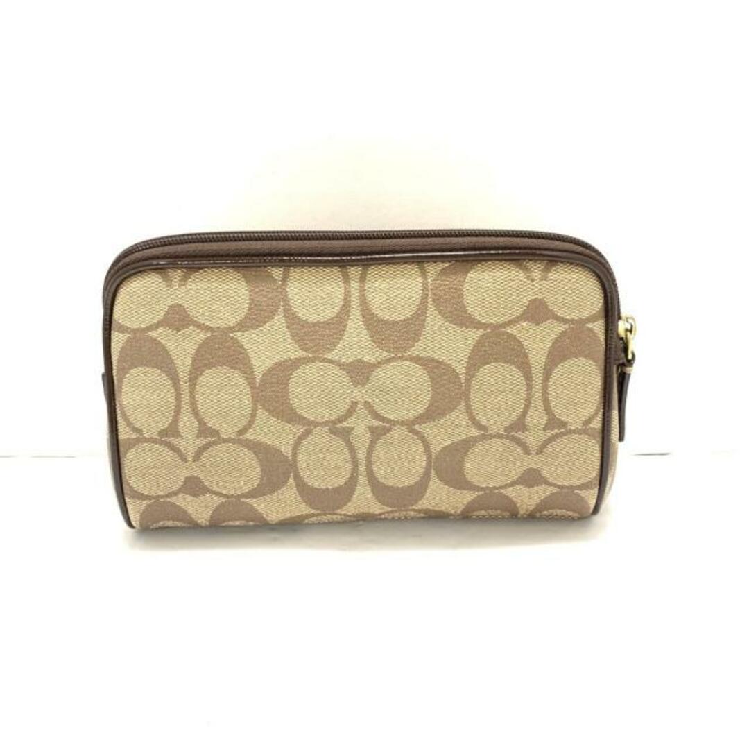 COACH - COACH(コーチ) ポーチ シグネチャー柄の通販 by ブランディア
