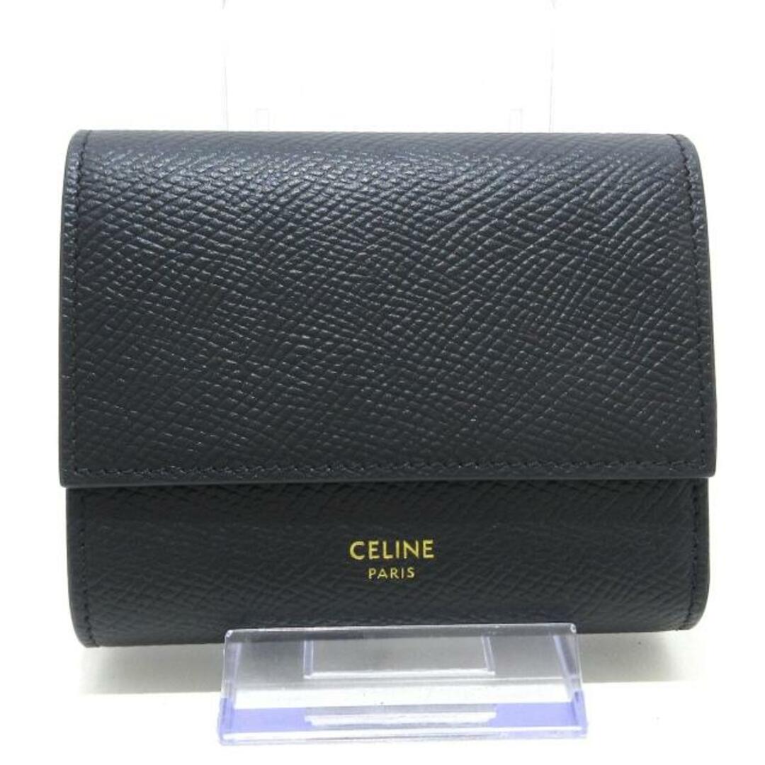 CELINE(セリーヌ) 3つ折り財布美品 黒 - 財布