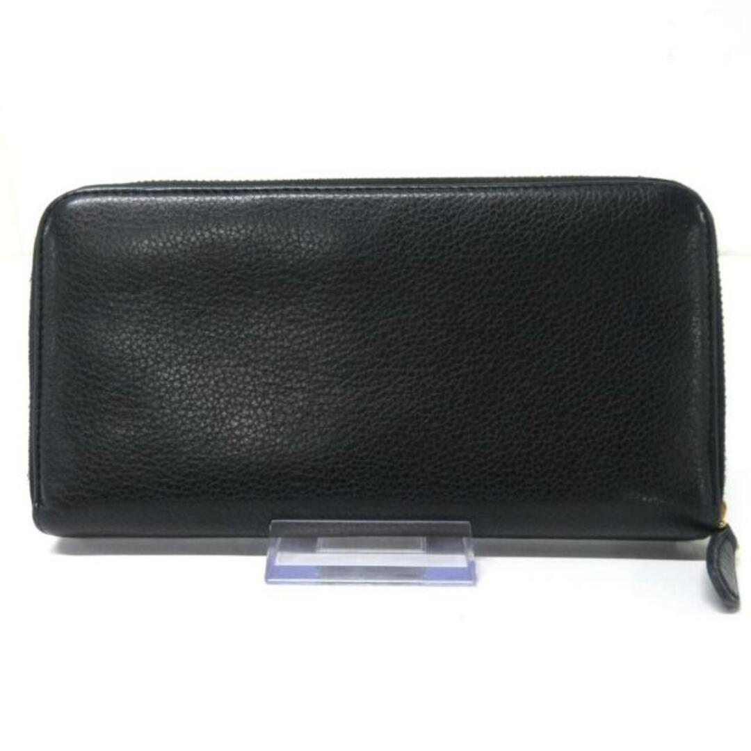 PRADA - プラダ 長財布 - 黒 ラウンドファスナーの通販 by ブラン