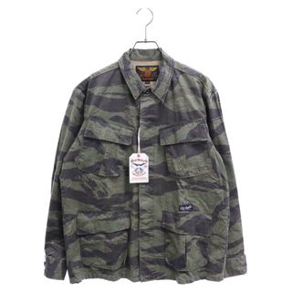 CALEE キャリー ジャケット サイズ:L 19SS ダックハンターカモ ヘリンボーン ジャケット DUCK HUNTER CAMO JACKET 迷彩 アウター ブルゾン コート【メンズ】【美品】