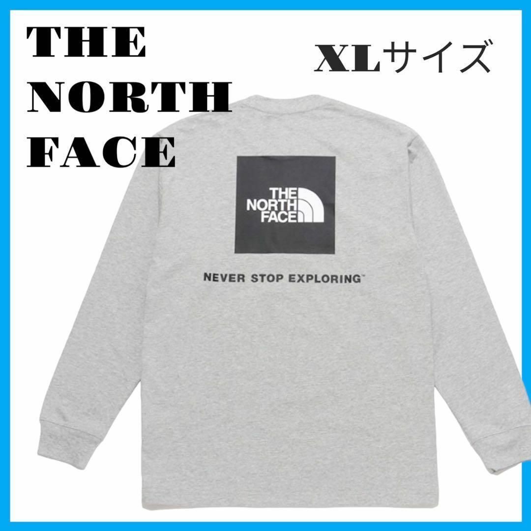 【THE NORTH FACE】ロンT 長袖 バック ロゴ グレー XL ノース