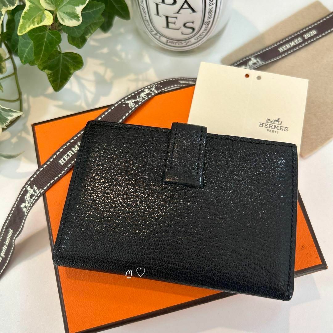 【美品】HERMES セリエ ベルト ゴールド金具 レザー ブラック