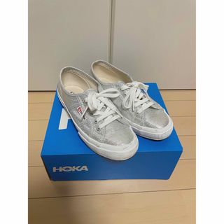 スペルガ(SUPERGA)のSUPERGA シルバーラメスニーカー 37サイズ(スニーカー)