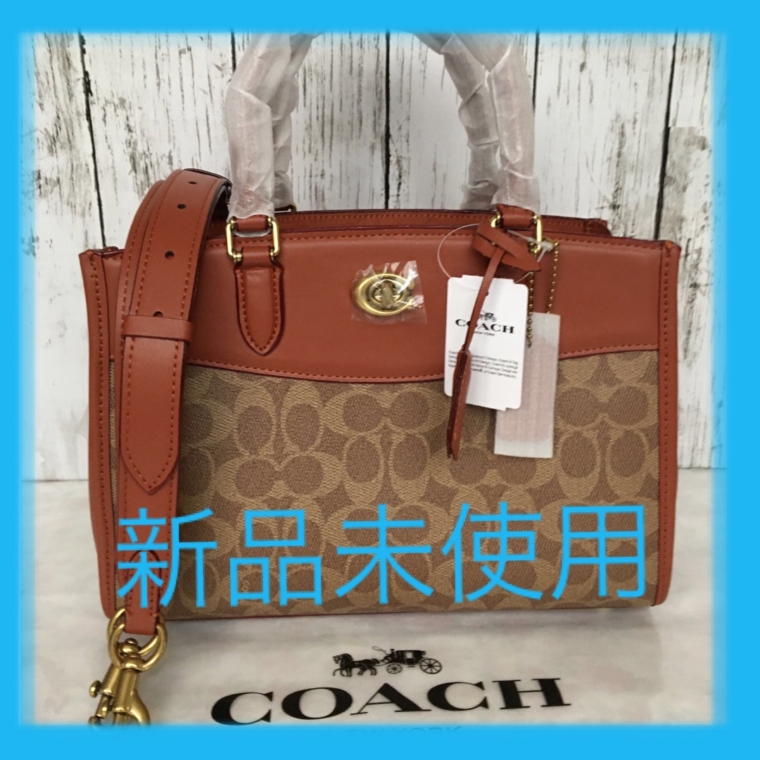 新品未使用COACHコーチ　ハンドバッグ　ブルックキャリーオール2way