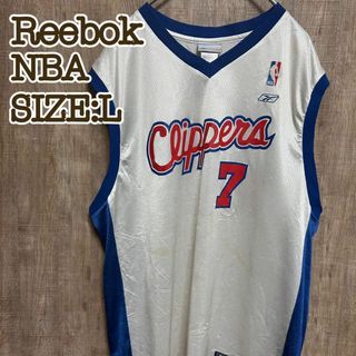 リーボック(Reebok)のReebok リーボック　NBA/ロサンゼルス・クリッパーズ　ゲームシャツ　L(Tシャツ/カットソー(半袖/袖なし))