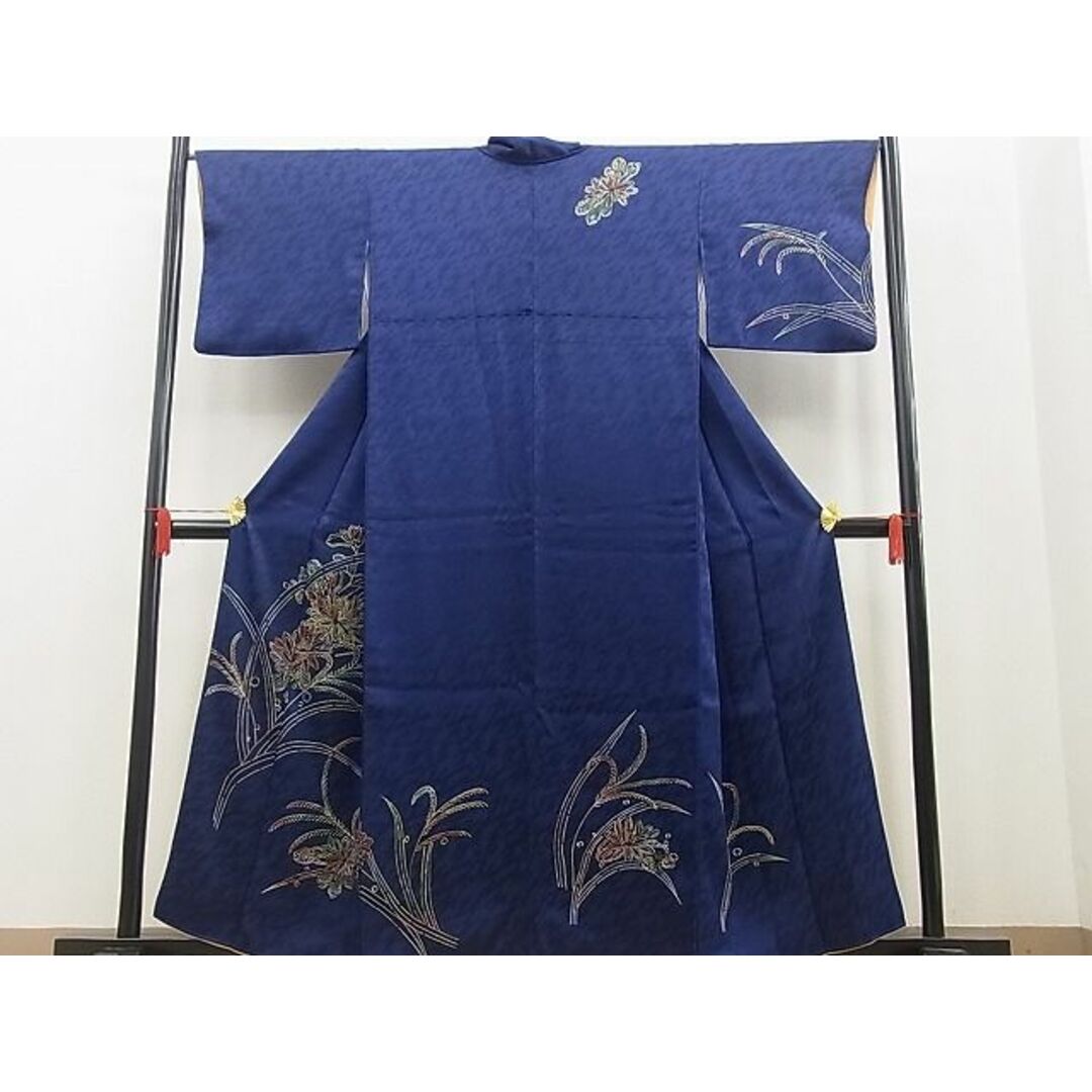 平和屋野田店■訪問着　草花文　逸品　n-by3565