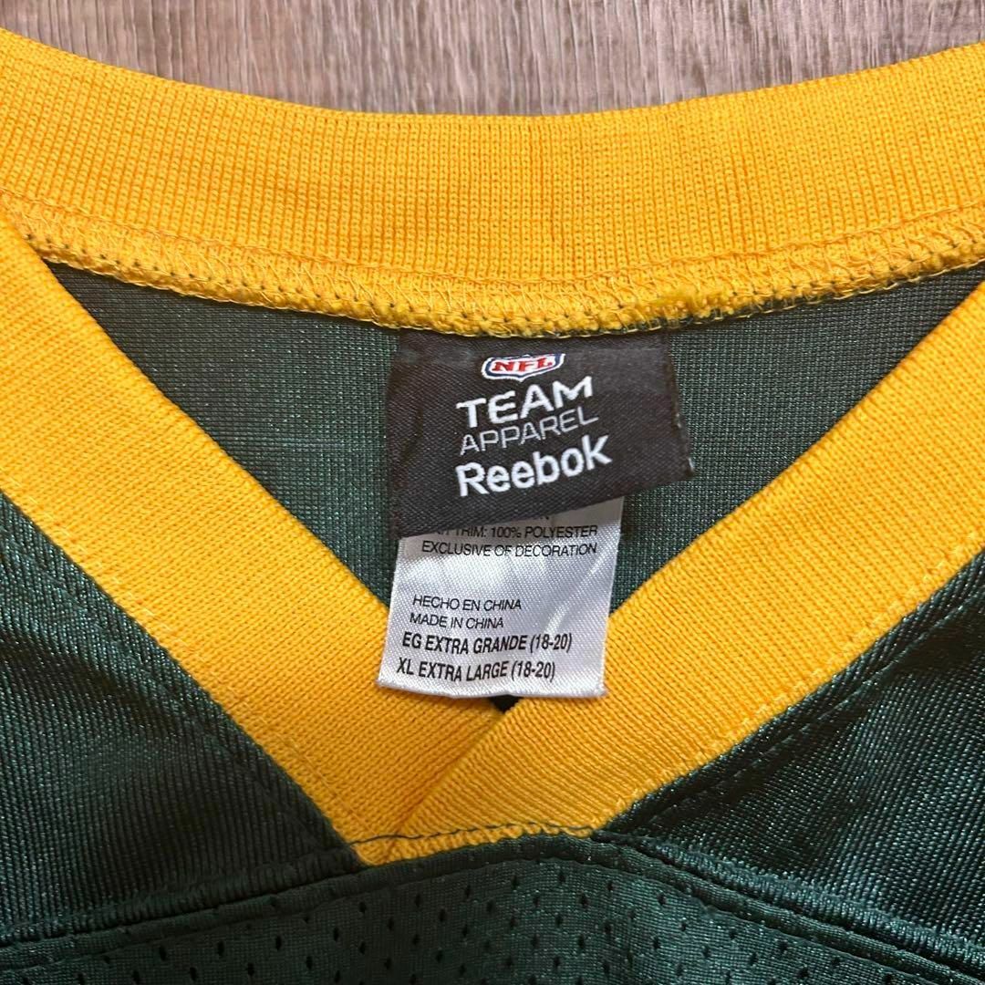 Reebok(リーボック)のReebok リーボック　NFL グリーンベイ・パッカーズ　ゲームシャツ　18- キッズ/ベビー/マタニティのキッズ服女の子用(90cm~)(Tシャツ/カットソー)の商品写真