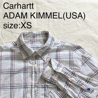 カーハート(carhartt)のCarhartt/ADAM KIMMEL(USA)コットンチェックBDシャツ(シャツ)