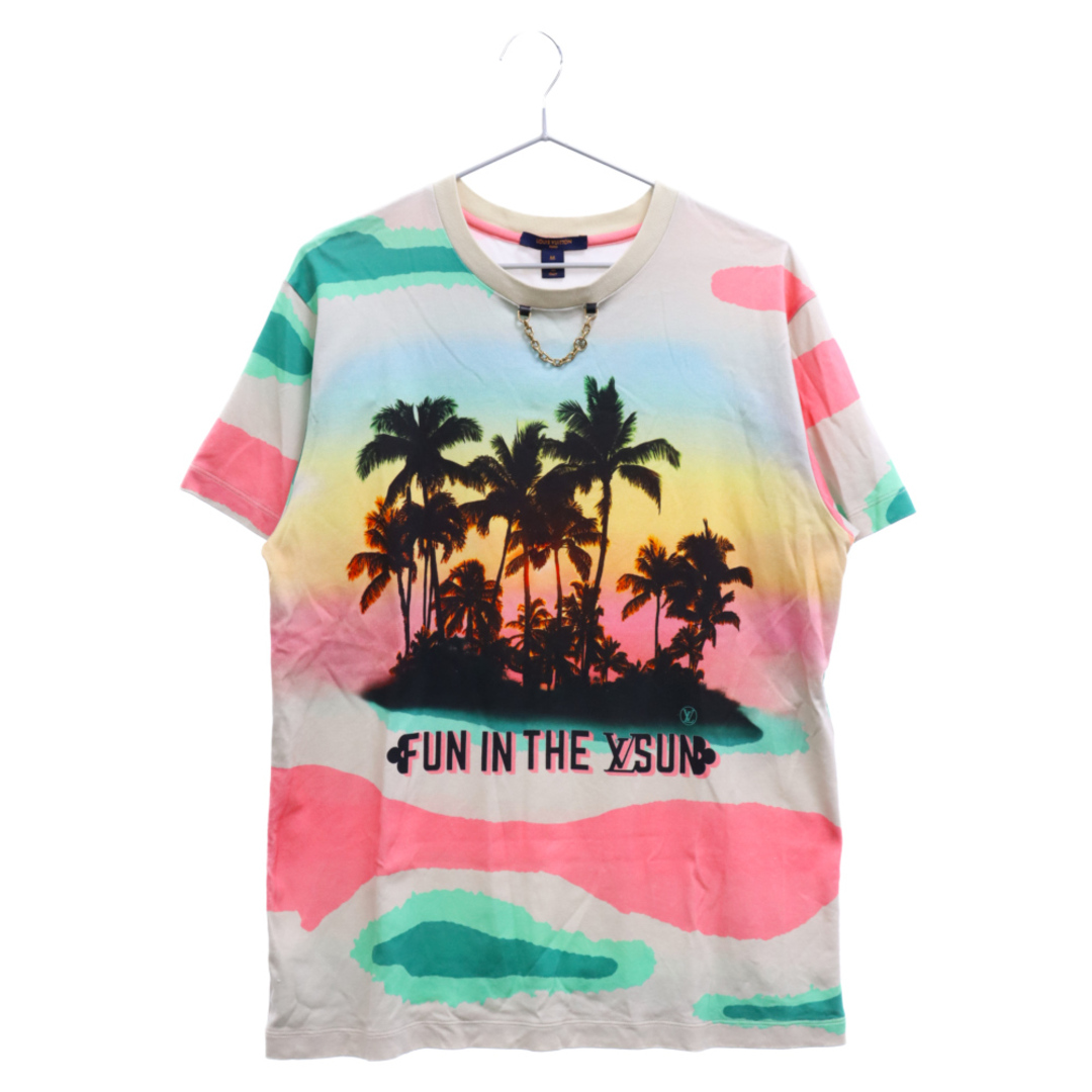 LOUIS VUITTON ルイヴィトン 22SS FUN IN THE SUN Tshirt ファンインザサン プリントTシャツ 半袖カットソー マルチカラー RW222J NZ1 FNTS12