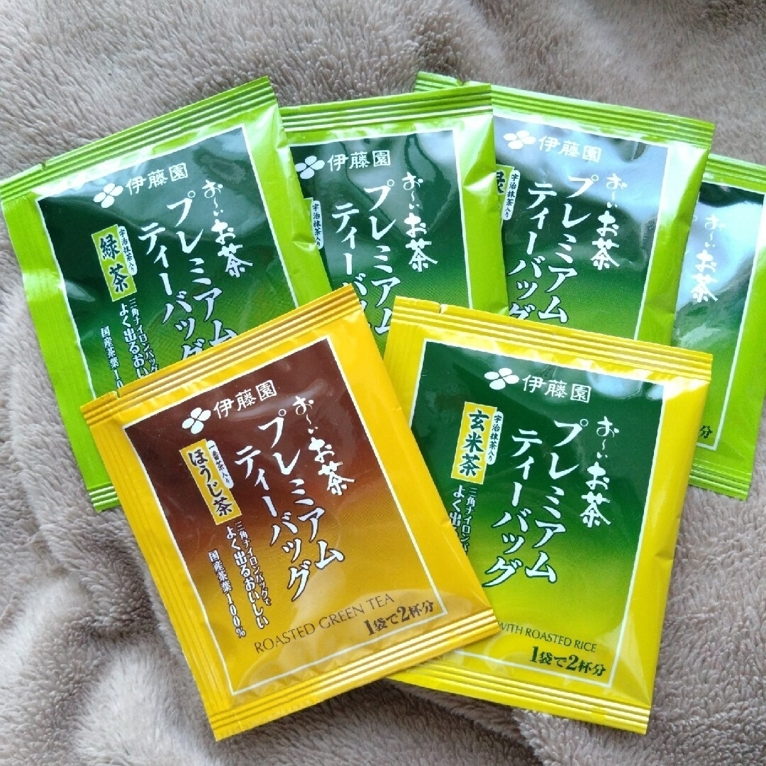 伊藤園(イトウエン)のおーいお茶 プレミアムティーバッグ（3種類6袋） 食品/飲料/酒の飲料(茶)の商品写真