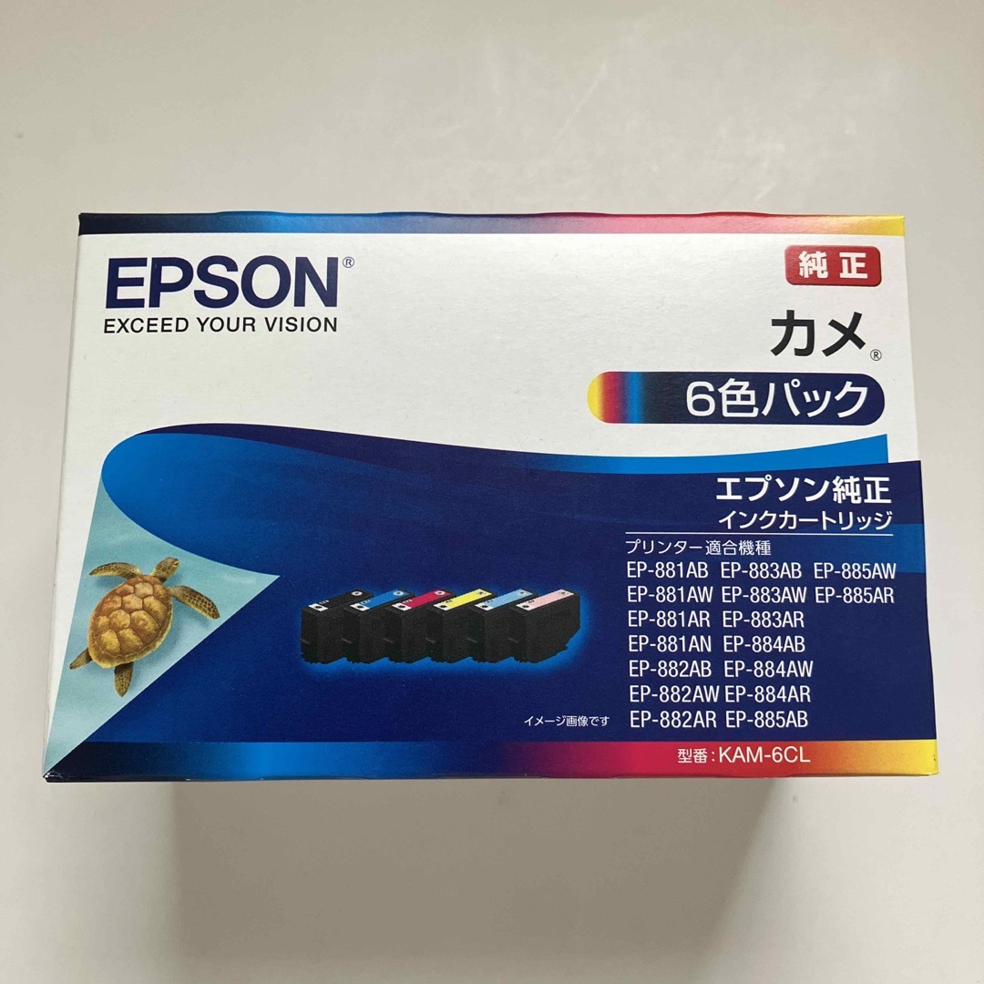 インク　KAM-6CL　6色の通販　カメ　EPSON　by　たけまつ商店｜エプソンならラクマ　エプソン　EP-881Aシリーズ