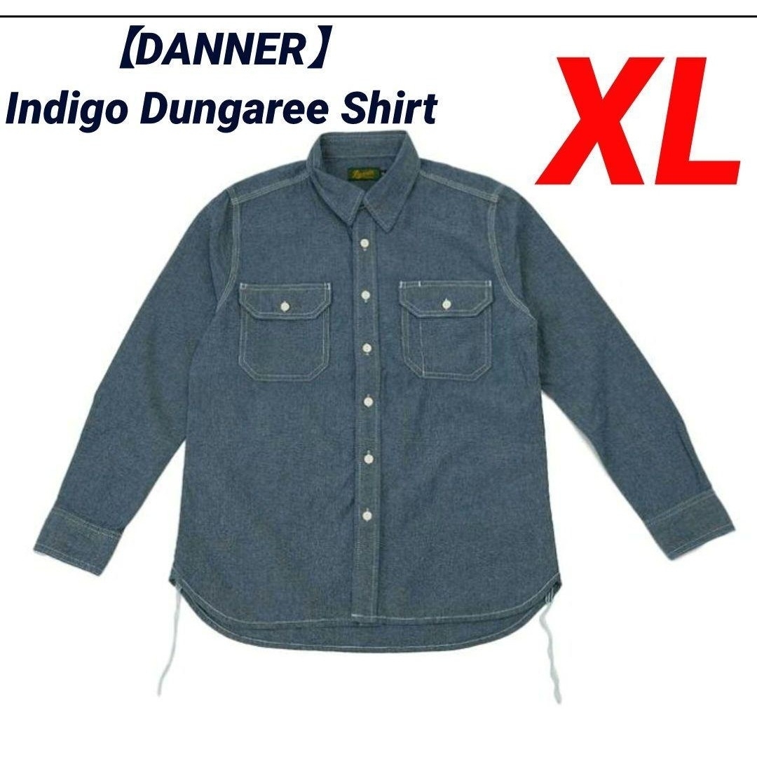 ③【新品未使用】【DANNER】 ダナー インディゴ ダンガリー シャツ XL