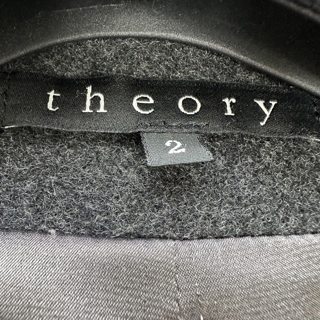 theory - 【美品】Theory セオリー カシミヤ混コート サイズ2 の通販 ...