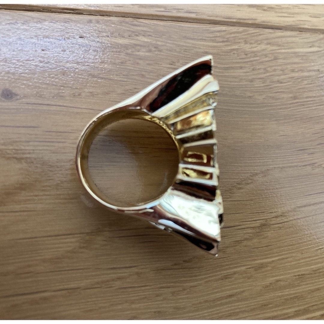 AMBUSH(アンブッシュ)のAMBUSH アンブッシュ　POWリング　ゴールド　L メンズのアクセサリー(リング(指輪))の商品写真