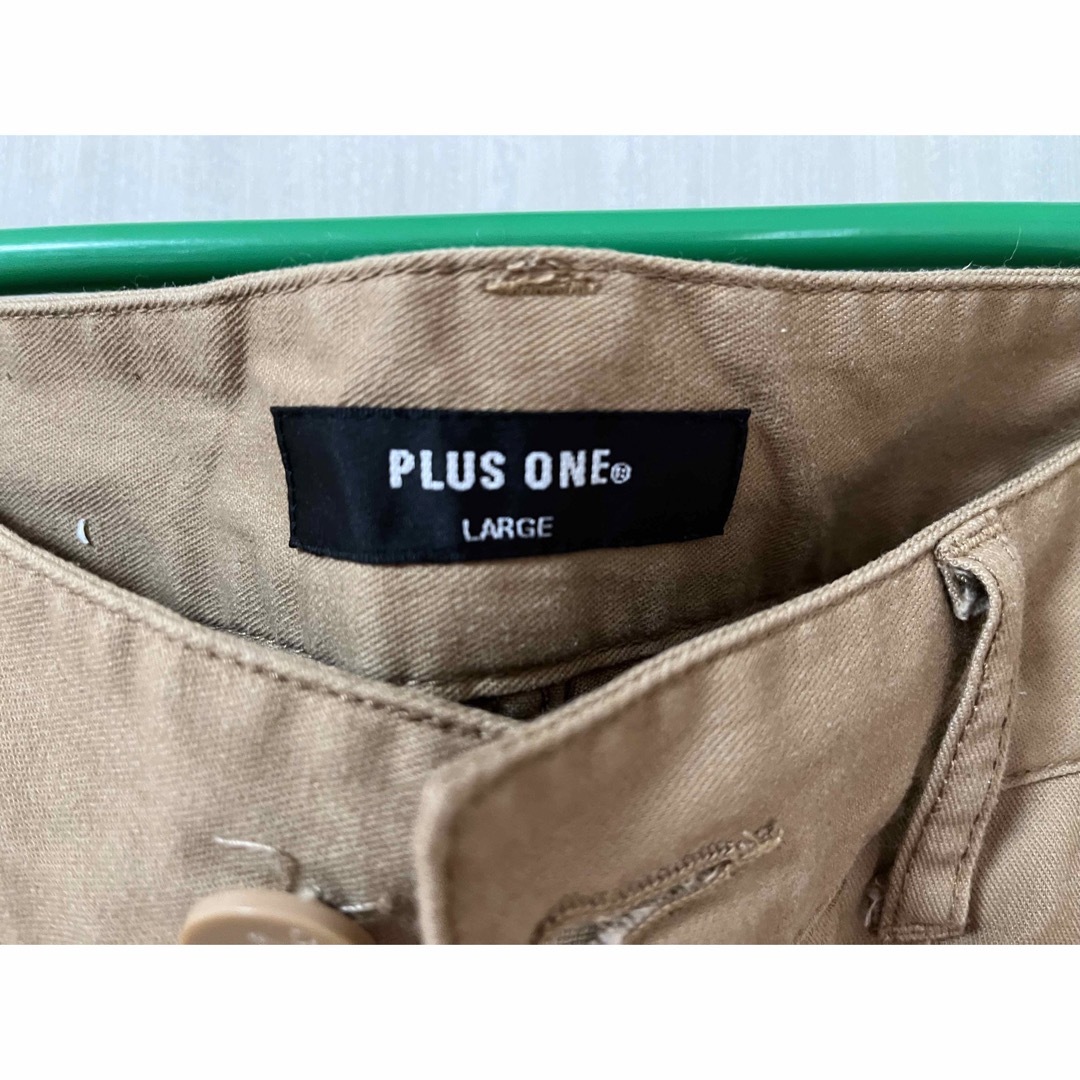 PLUS ONE(プラスワン)のメンズ プラスワン PLUS ONE ハーフ パンツ L 折返し メンズのパンツ(ショートパンツ)の商品写真