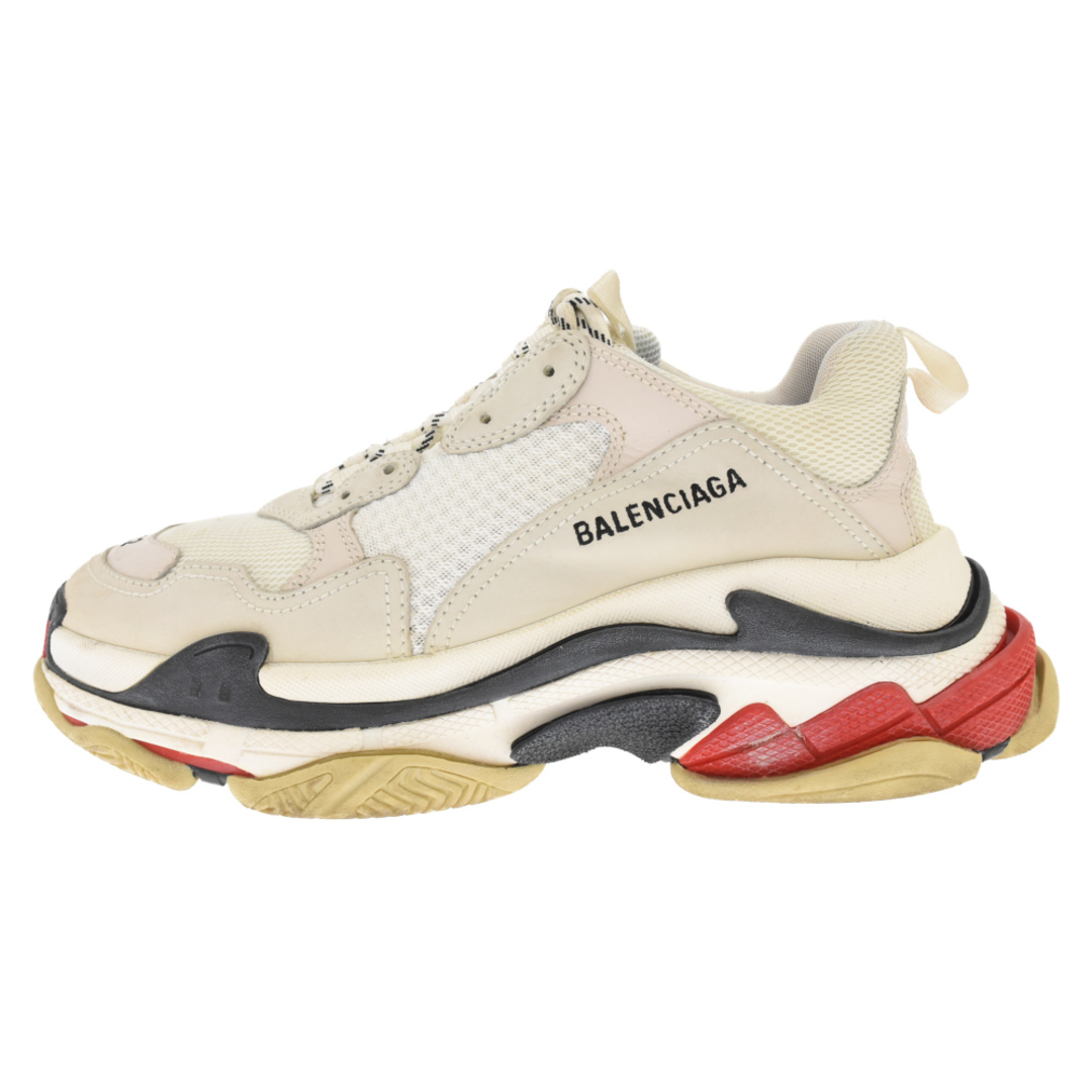 BALENCIAGA バレンシアガ Triple-S Trainers トリプル エス ローカット ダッド プラットフォーム スニーカー ホワイト/レッド 533882 27.5cm