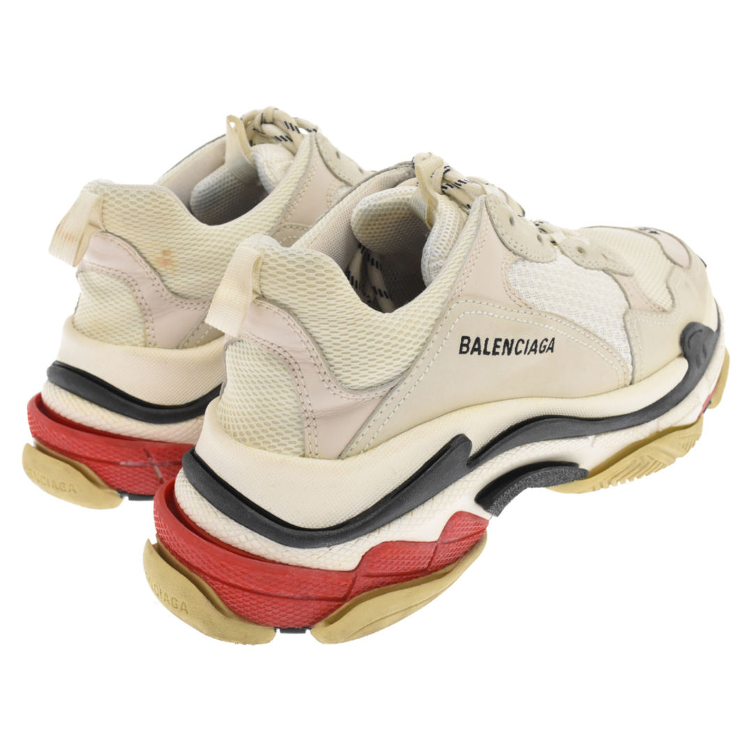 BALENCIAGA バレンシアガ Triple-S Trainers トリプル エス ローカット ダッド プラットフォーム スニーカー ホワイト/レッド 533882 27.5cm