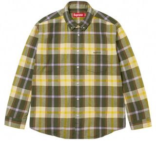 Supreme 23AW Plaid Flannel ShirtGreenL