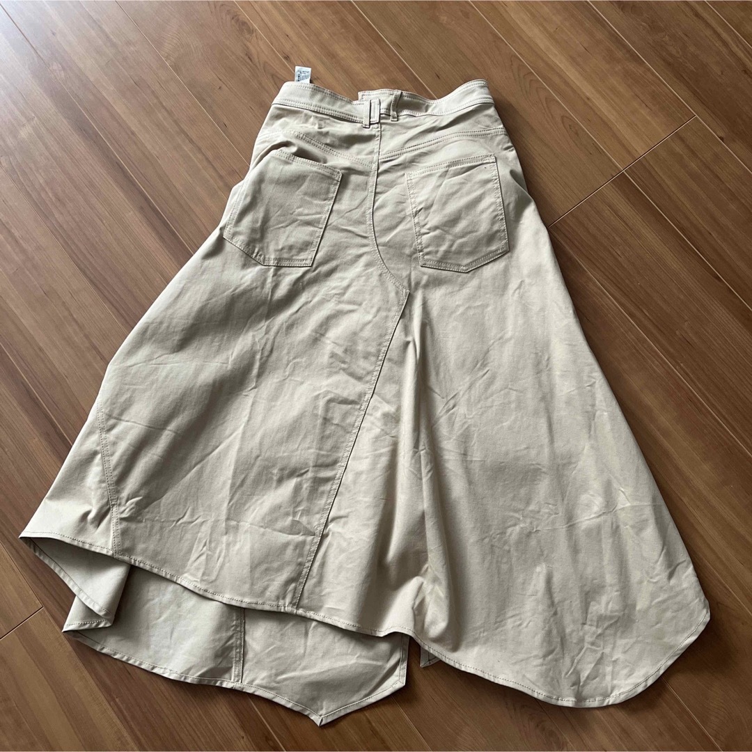 ZARA(ザラ)のZara ザラ　アシンメトリーギャバジンスカート レディースのスカート(ロングスカート)の商品写真