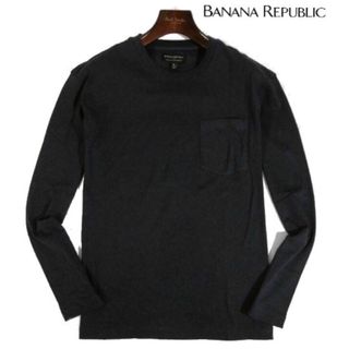 バナナリパブリック(Banana Republic)の【BANANA REPUBLIC】クルーネック長袖カットソー ロンT・Mサイズ(Tシャツ/カットソー(七分/長袖))