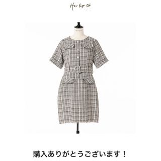 ハーリップトゥ(Her lip to)のherlipto classic Tweed Mini Dress(ひざ丈ワンピース)