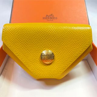 エルメス(Hermes)の正規品☆エルメス コインケース ルヴァンキャトル 小銭入れ イエロー系(コインケース)