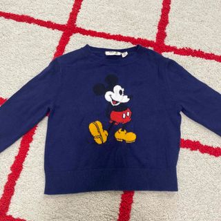 UNIQLO - ⭐️最終値下げUNIQLO Disneyミッキー長袖セーター100size⭐️