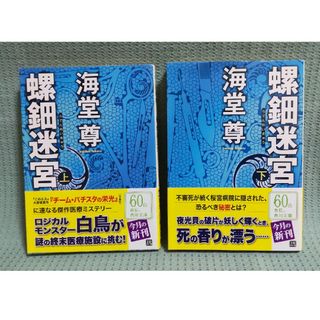 螺鈿迷宮 上下巻 他出品のプラス1冊でも300円(文学/小説)