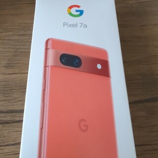 グーグルピクセル(Google Pixel)のPixel 7a コーラル simフリー(スマートフォン本体)