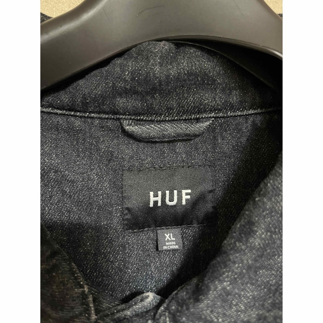 HUF(ハフ)の【希少品✨】HUF ハフ　Gジャン　デニムジャケット　ロゴ刺繍　　 メンズのジャケット/アウター(Gジャン/デニムジャケット)の商品写真