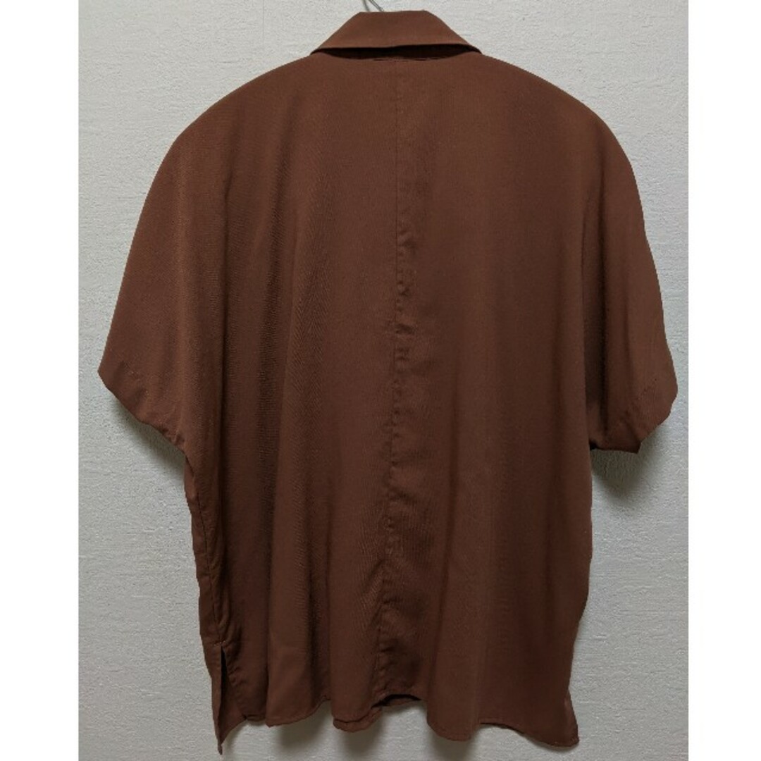 GU(ジーユー)の【ss23】GU　オーバーシャツ　ピンクブラウン レディースのトップス(シャツ/ブラウス(半袖/袖なし))の商品写真