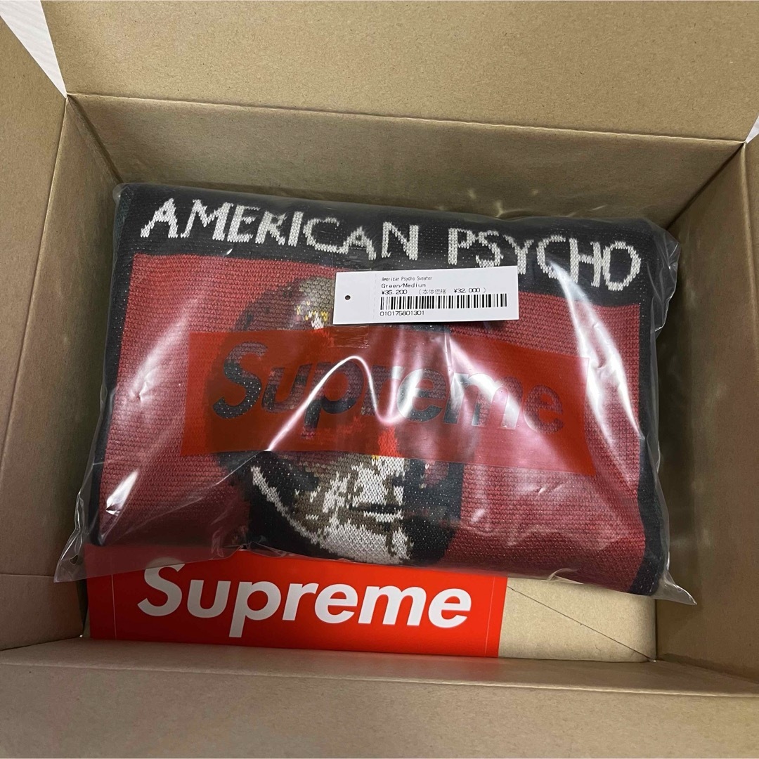 Supreme   Supreme American Psycho Sweater Green Mの通販 by R