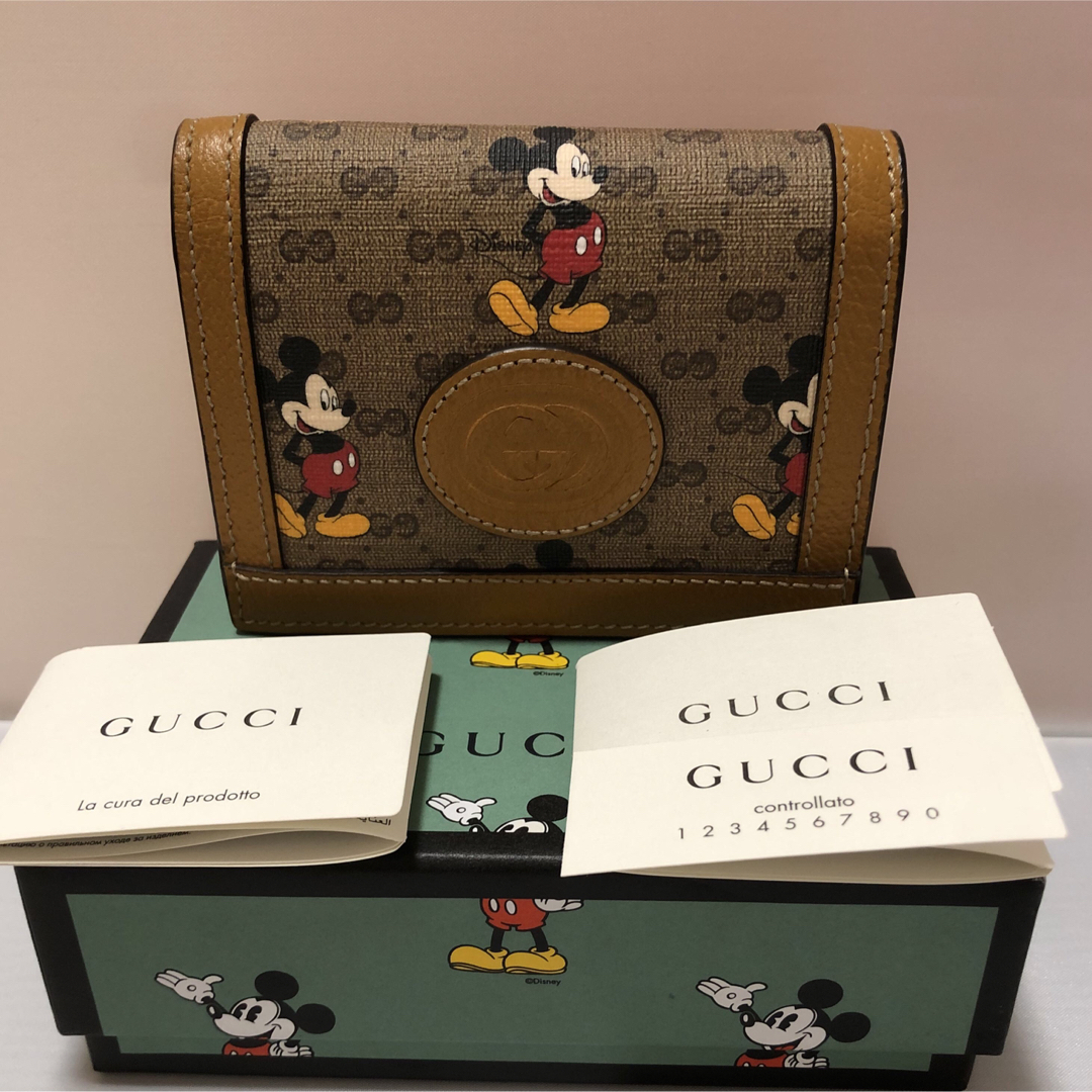 GUCCI ×DISNEY グッチx ディズニー（ミッキーマウス）コンパクト財布のサムネイル