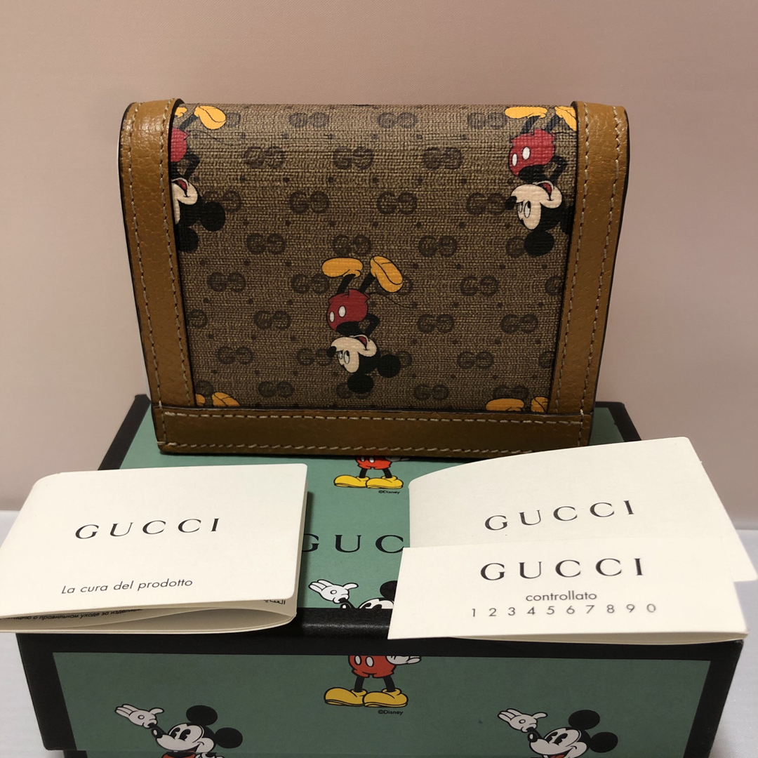 GUCCI ×DISNEY グッチx ディズニー(ミッキーマウス)コンパクト財布