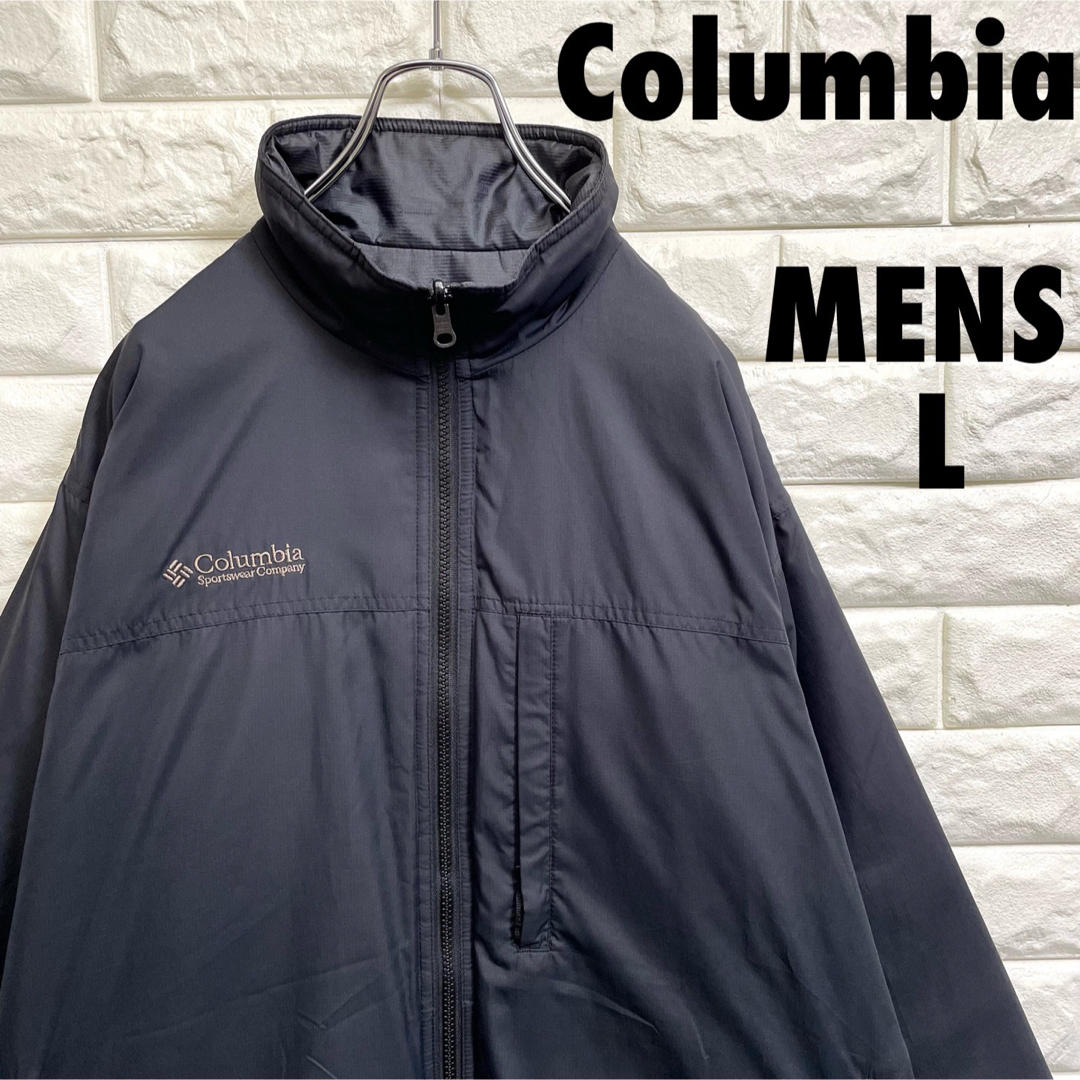 Columbia - コロンビア 中綿ジャケット 刺繍ロゴ メンズLサイズの通販