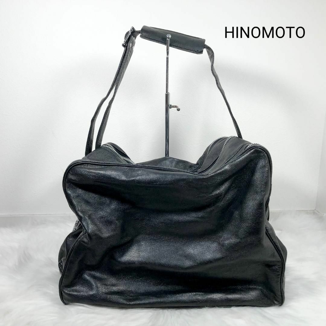 HINOMOTO 日乃本錠前 ヒノモト レザー ショルダーバッグ ビジネスバッグ