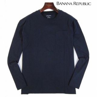 バナナリパブリック(Banana Republic)の【BANANA REPUBLIC】クルーネック長袖カットソー ロンT・Mサイズ(Tシャツ/カットソー(七分/長袖))