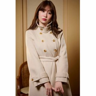 Her lip to - herlipto Odette Wool-Blend Coat (wht m)の通販 by