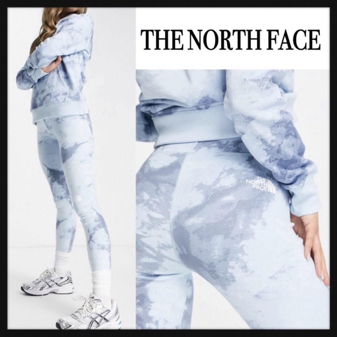 THE NORTH FACE(ザノースフェイス)の【タグ付き新品 】THE NORTH FACE タイダイ柄コットンレギンス レディースのレッグウェア(レギンス/スパッツ)の商品写真