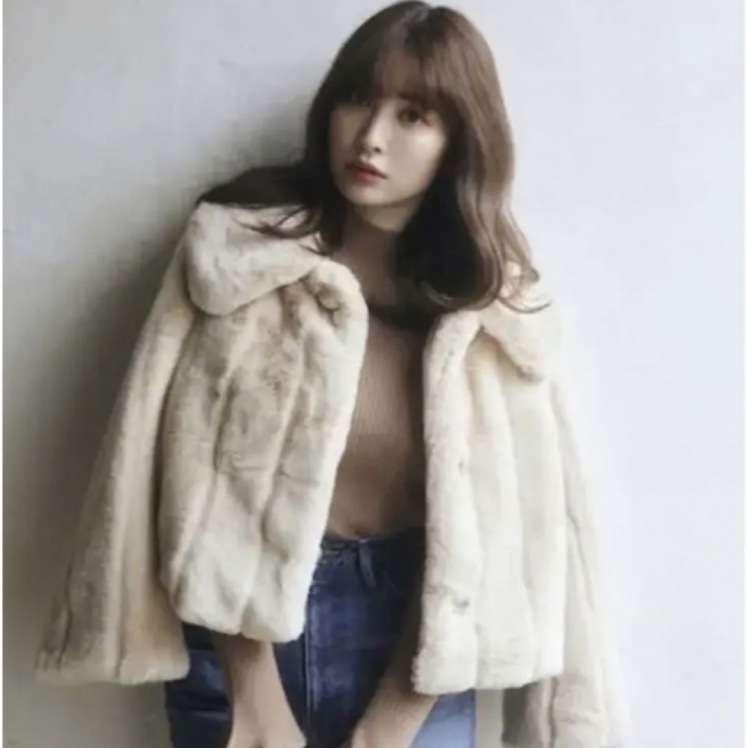 herlipto風winter love faux fur coat 新品未使用