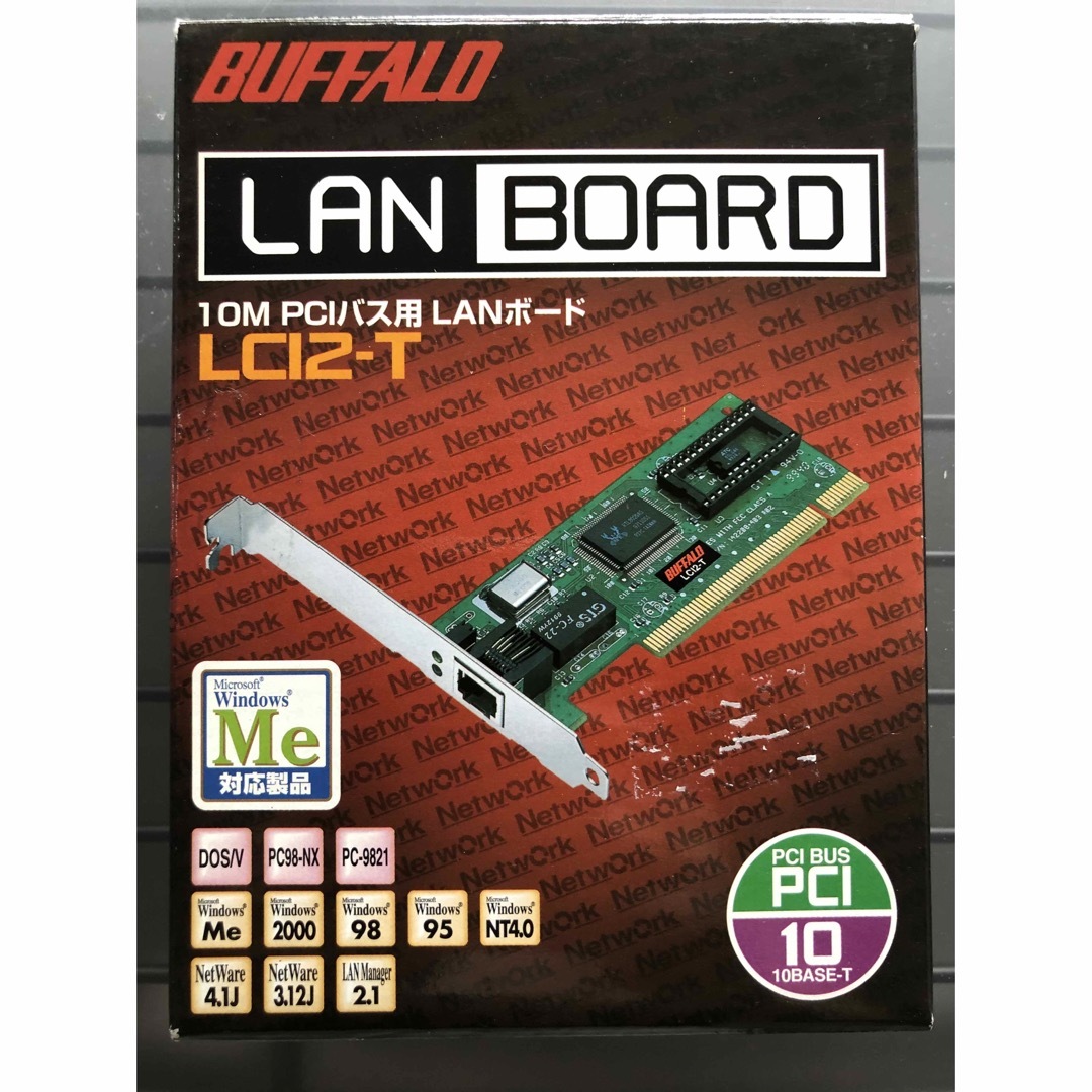 ジャンク Buffalo LGY-98 PC-98 Cバス LANカード - 拡張カード