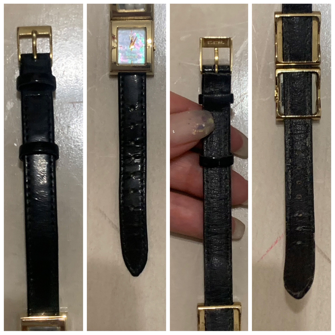 《超希少》ミキモト MIKIMOTO 腕時計 レディース パール レザー
