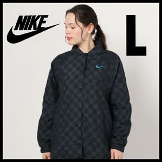 NIKE SPORTSWEAR ナイキ　ギンガムチェック　フード　ジャケット