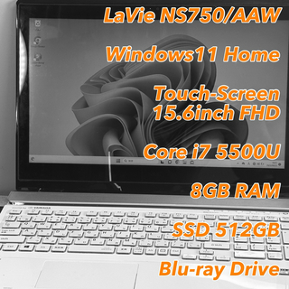 【高性能・新品SSD】NEC NS150/N WEBカメラ搭載・DVD再生可能