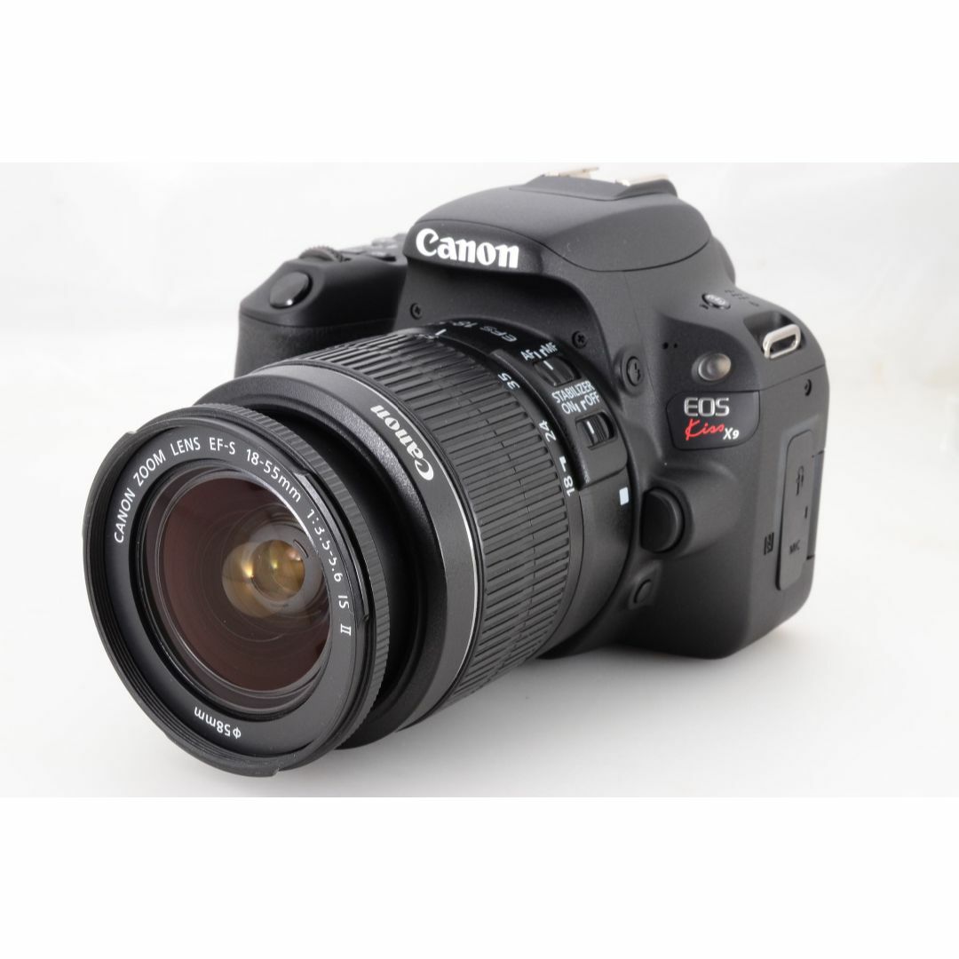 Canon - 【初心者向け】Canon EOS kiss X9 標準レンズセット Wifiの ...