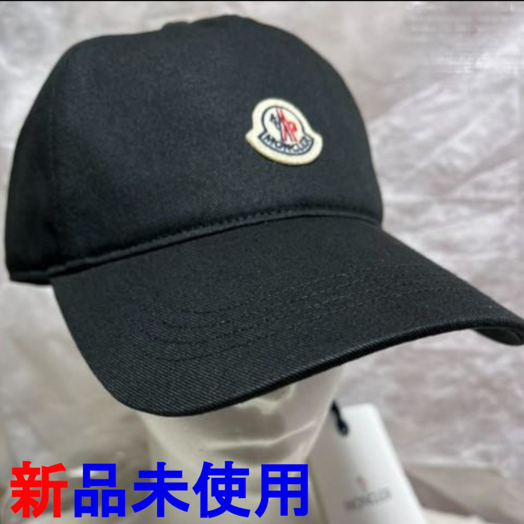 匿名配送★MONCLER モンクレール ロゴ入り ブラック キャップ | フリマアプリ ラクマ