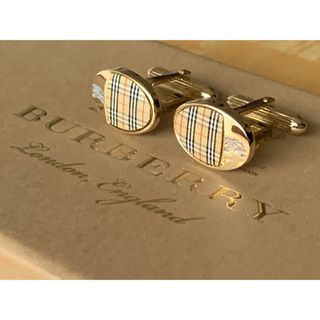 バーバリー(BURBERRY) カフス・カフスボタン(メンズ)(ゴールド/金色系