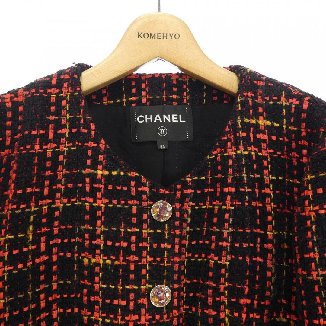 CHANEL(シャネル)のシャネル CHANEL ノーカラージャケット レディースのジャケット/アウター(テーラードジャケット)の商品写真