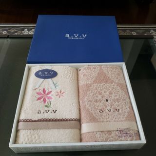 アーヴェヴェ(a.v.v)のa.v.v  フェイスタオルセット　未使用品(タオル/バス用品)