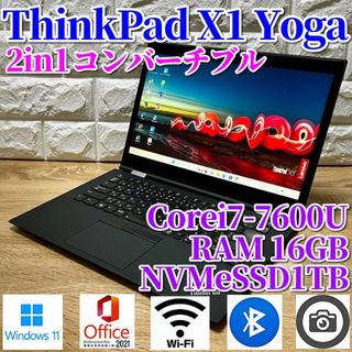 ☆良品☆2in1コンバーチブル！Corei7！新品SSD！RAM16GB！レノボ